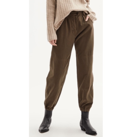 Nili Lotan Pants - Nili Lotan Mocha Military Pant High Waisted Cargo Style Pants
